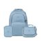 Kit Mochila, Lancheira Térmica, Estojo Feminino Juvenil BG Girl Azul