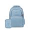 Kit Mochila e Estojo Feminino Juvenil BG Girl Azul