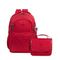 Kit Mochila e Lancheira Térmica Feminina  BG Girl Vermelho