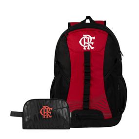Kit Mochila e Nécessaire do Flamengo Masculina Esportiva Oficial