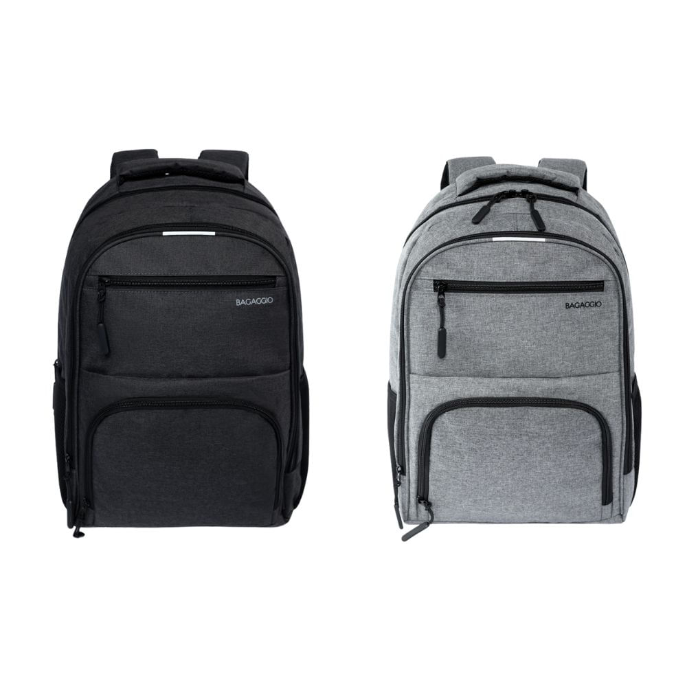 Kit 2 Mochilas para Notebook México Preta + Mochila para Notebook México Cinza