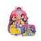 Kit Mochila e Lancheira Térmica Feminina Infantil Princesas Rosa