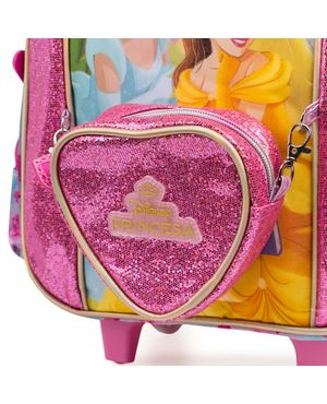 Kit Mochila e Lancheira Térmica Infantil Feminina Princesas Rosa – foto 5