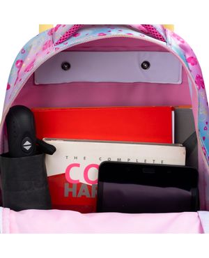 Kit Mochila e Lancheira Térmica Infantil Feminina Princesas Rosa – foto 9