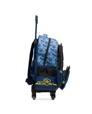 Kit Mochila de 4 Rodinhas e Estojo Masculino Infantil Patrulha Canina Chase Azul – foto 3
