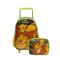 Kit Mochila de Rodinha e Lancheira Térmica Escolar Infantil Masculina Rei Leão Verde