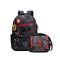 Kit Mochila e Lancheira Térmica Masculina Infantil Enaldinho Preta