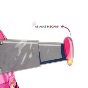 Kit Mochila de Rodinha, Lancheira Térmica, Estojo Infantil Feminina Patrulha Canina Skye Rosa
