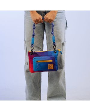 Mochila Tote 2 em 1 com Bolsa Removível BBB 25 Azul – foto 12
