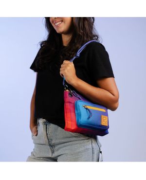 Mochila Tote 2 em 1 com Bolsa Removível BBB 25 Azul – foto 13