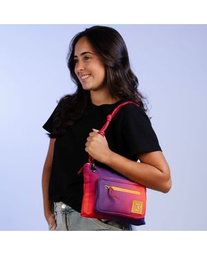 Mochila Tote 2 em 1 com Bolsa Removível  BBB 25 Roxa – foto 12