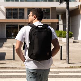Mochila Masculina para Notebook Space Preta – foto 2