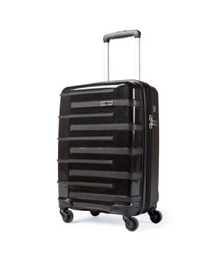 Mala de Bordo 10 kg Polipropileno 4 Rodas Zíper Antifurto SwissOne Montreux Preto – foto 3