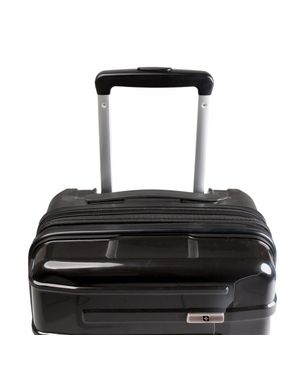 Mala de Bordo 10 kg Polipropileno 4 Rodas Zíper Antifurto SwissOne Montreux Preto – foto 4