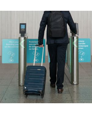Mala de Bordo 10 kg Polipropileno 4 Rodas Zíper Antifurto SwissOne Montreux Azul – foto 12