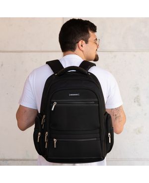Mochila Masculina Executiva Grande para Notebook System – foto 2
