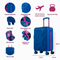 Mala de Bordo 10 Kg ABS 4 Rodas Stitch Azul – foto 3
