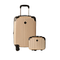Mala de Bordo com Frasqueira Turquia II Champagne – Conjunto Padrão ANAC para Cabine