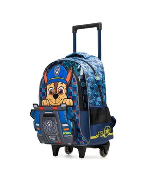Mochila de Rodinha infantil Masculina Patrulha Canina Chase Azul – foto 3