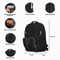 Mochila Escolar Masculina Juvenil Color Block Preto – foto 2