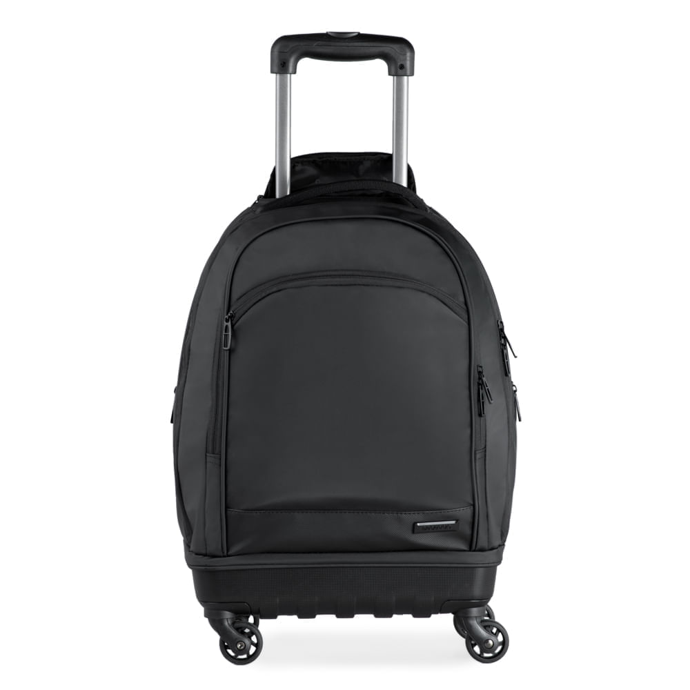 Mochila de 4 Rodinhas Masculina Grande Executiva Advanced Preta