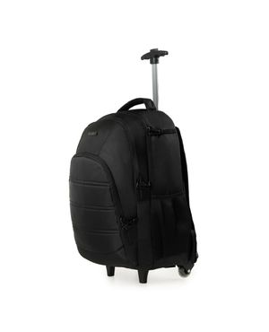 Mochila Masculina Grande Executiva Com Rodas para Notebook City Safe Preta – foto 4