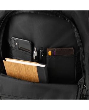Mochila Masculina Grande Executiva Com Rodas para Notebook City Safe Preta – foto 11