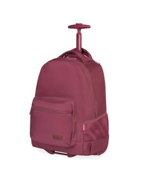 Mochila Feminina com Rodas Studio Executiva Vinho – foto 3