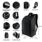 Mochila Masculina Executiva para Notebook Resistente à Água Advanced Grande Preta – foto 3