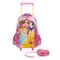 Kit Mochila de Rodinha, Lancheira Térmica, Estojo Infantil Feminino Princesas Rosa – foto 10