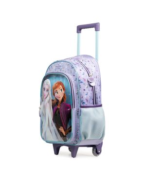 Mochila de Rodinha Infantil Feminina Frozen Elsa e Anna – foto 3