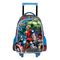 Kit Mochila de Rodinha e Lancheira Térmica  Infantil Masculina Vingadores Preto – foto 3
