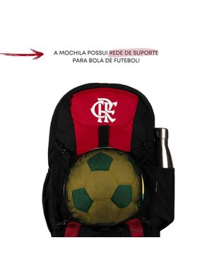 Mochila do Flamengo Masculina Esportiva Oficial com Rede de Suporte para Bola – foto 2