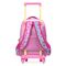 Mochila de Rodinha Infantil Feminina Princesas Rosa – foto 6