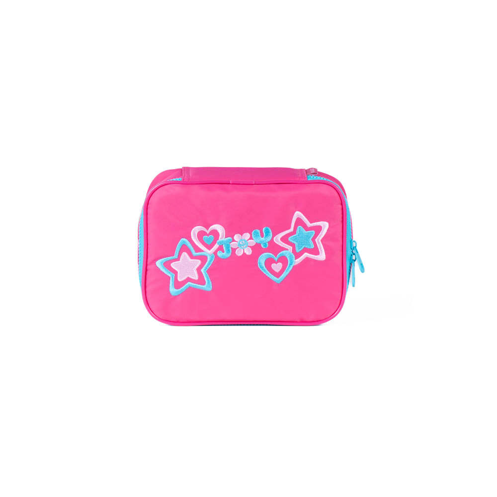 Estojo Box Feminino Grande BG Joy Rosa