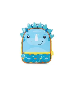 Kit Mochila Infantil de Rodinhas Pets Dinossauro e Lancheira Azul Escuro – foto 10