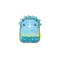 Kit Mochila Infantil de Rodinhas Pets Dinossauro e Lancheira Azul Escuro – foto 10