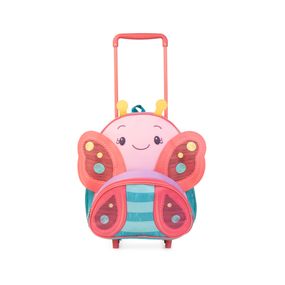Mochila c/ 2 Rodas Pets Feminina 25k Rosa