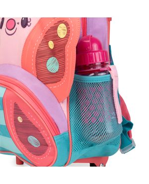 Mochila c/ 2 Rodas Pets Feminina 25k Rosa – foto 4