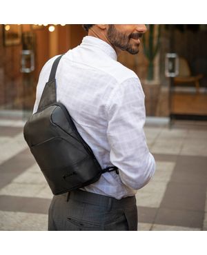 Mochila Masculina Transversal Resistente à Agua Advanced Preta – foto 2