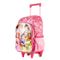 Kit Mochila de Rodinha Infantil Feminina Princesas Rosa, Lancheira Térmica Infantil Feminina Princesas Rosa e Estojo Escolar Feminino Princesas Rosa – foto 4