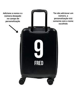 Mala de Bordo Fluminense PERSONALIZÁVEL 10 Kg Preta – foto 2