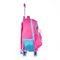 Kit Mochila de Rodinha Feminina, Lancheira Térmica Juvenil BG Joy Rosa – foto 6