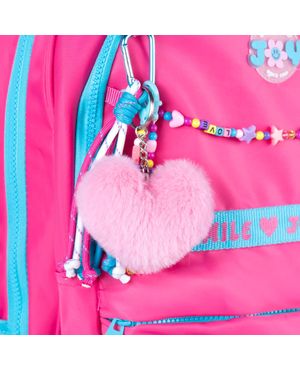 Kit Mochila de Rodinha Feminina, Lancheira Térmica Juvenil BG Joy Rosa – foto 9