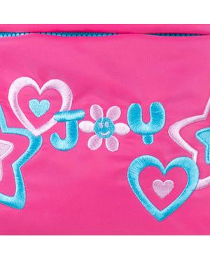 Kit Mochila de Rodinha Feminina, Lancheira Térmica Juvenil BG Joy Rosa – foto 10