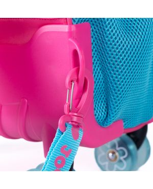 Kit Mochila de Rodinha Feminina, Lancheira Térmica Juvenil BG Joy Rosa – foto 12