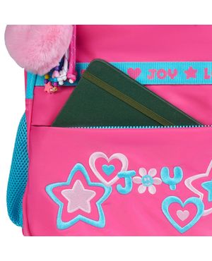 Kit Mochila de Rodinha Feminina, Lancheira Térmica Juvenil BG Joy Rosa – foto 14