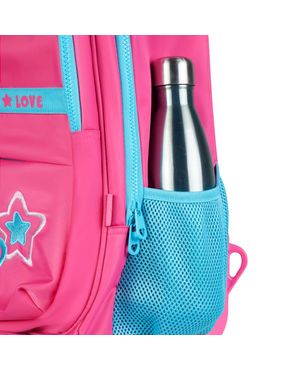 Kit Mochila de Rodinha Feminina, Lancheira Térmica Juvenil BG Joy Rosa – foto 15