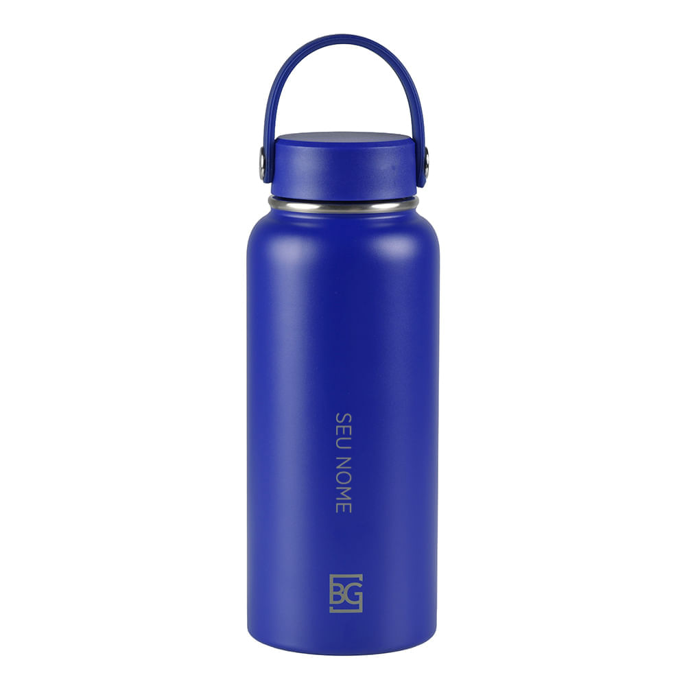 Garrafa Térmica Dual com Alça 900ml Azul