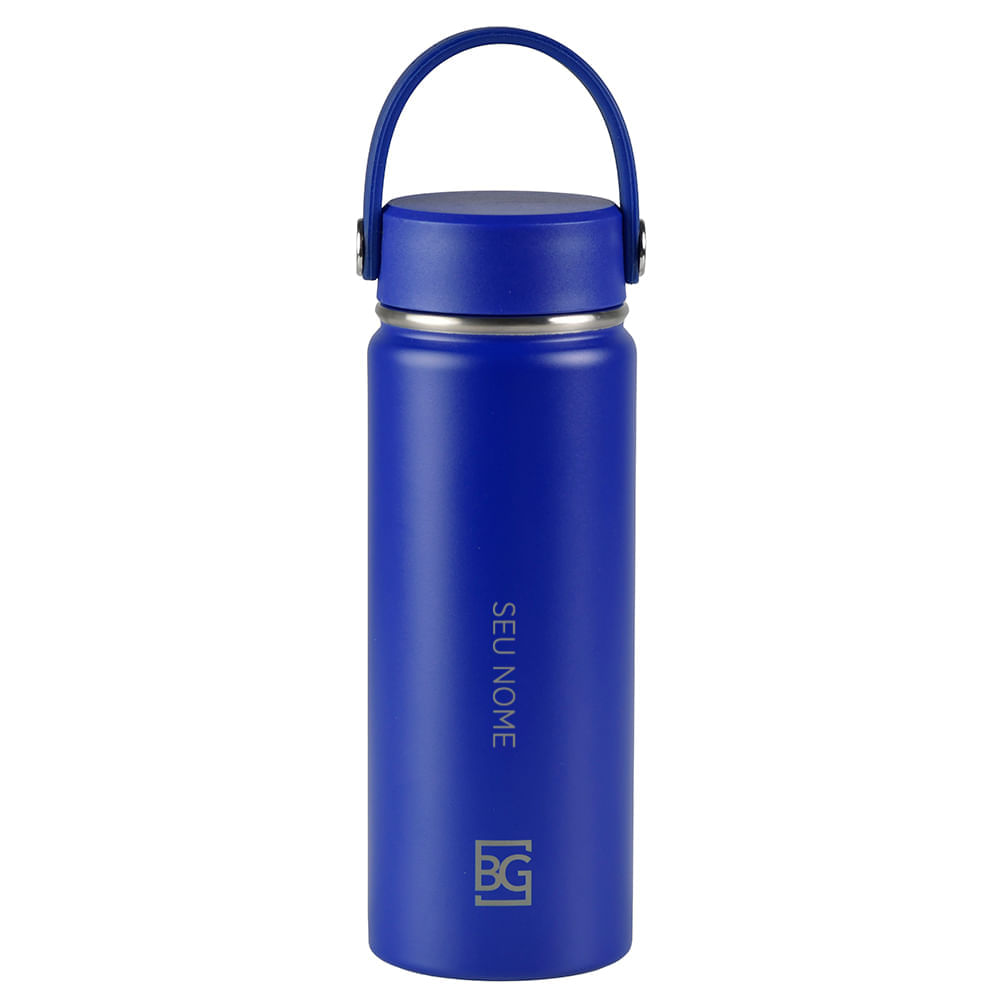Garrafa Térmica Dual Com Alça 600ml Azul